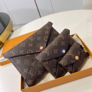 Replica Louis Vuitton Kirigami Pochette Pouch Brown - best-selling designer handbag dupe