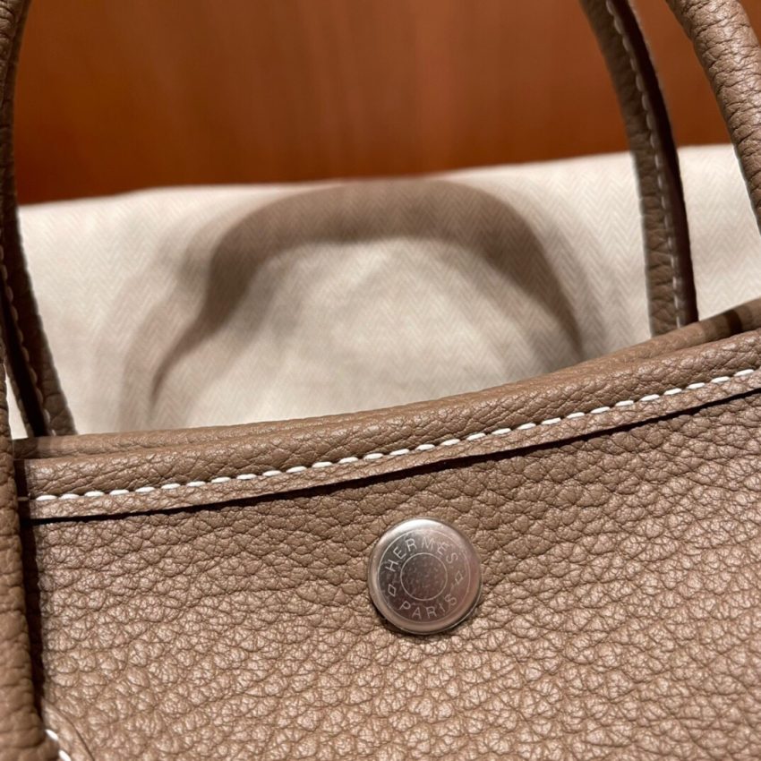 Replica Hermes Garden Party 30cm Etoupe - 1:1 designer replica handbag