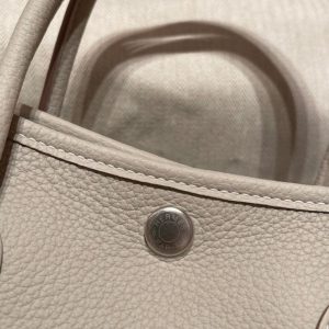 Replica Hermes Garden Party 30cm Negonda Beton - premium-grade designer purse dupe