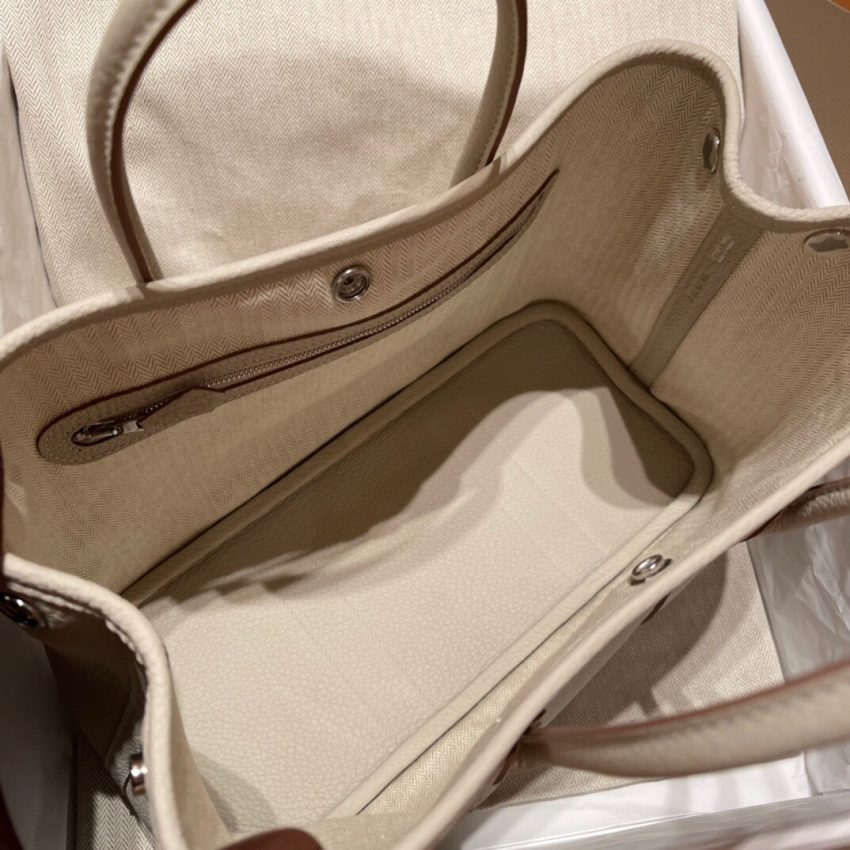 Replica Hermes Garden Party 30cm Negonda Beton - top-tier luxury replica shoulder bag