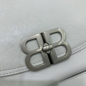 Replica Balenciaga Small BB White - realistic designer-inspired fake bag