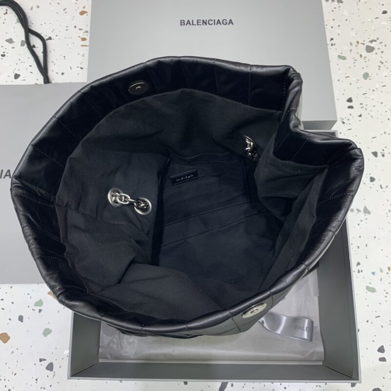Replica Balenciaga Monaco Black Silver - premium 1:1 fake handbag model