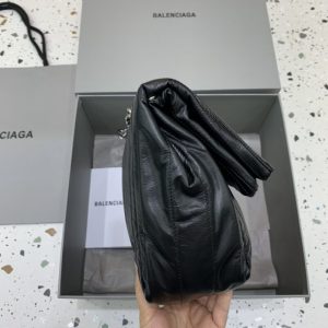 Replica Balenciaga Monaco Black Silver - near-authentic luxury replica handbag