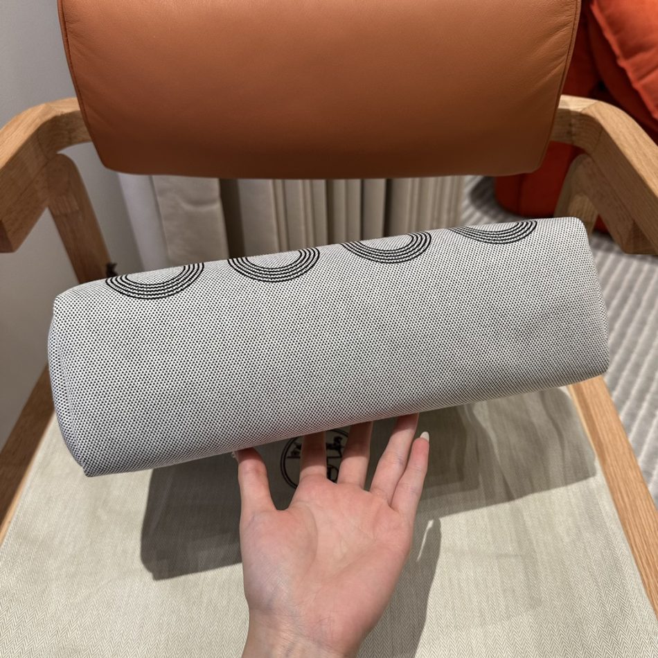 Replica Hermes Herbag 31cm Circuit Black - premium 1:1 fake handbag model