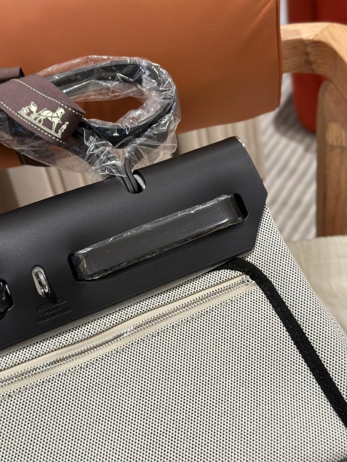 Replica Hermes Herbag 31cm Circuit Black - premium-grade designer purse dupe