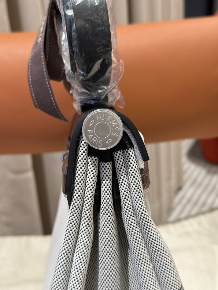 Replica Hermes Herbag 31cm Circuit Black - high-accuracy replica luxury purse