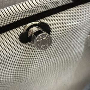 Replica Hermes Herbag 31cm Circuit Black - premium 1:1 fake handbag model