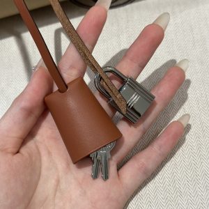 Replica Hermes Herbag 31cm Brown Canvas - 1:1 designer replica handbag