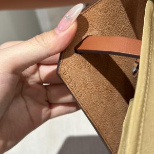 Replica Hermes Herbag 31cm Brown Canvas - best quality luxury bag dupe