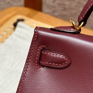 Replica Hermes Kelly Rouge Box - elite superclone designer purse