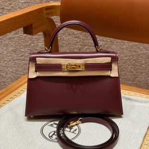 Replica Hermes Kelly Rouge Box - high-accuracy replica luxury purse