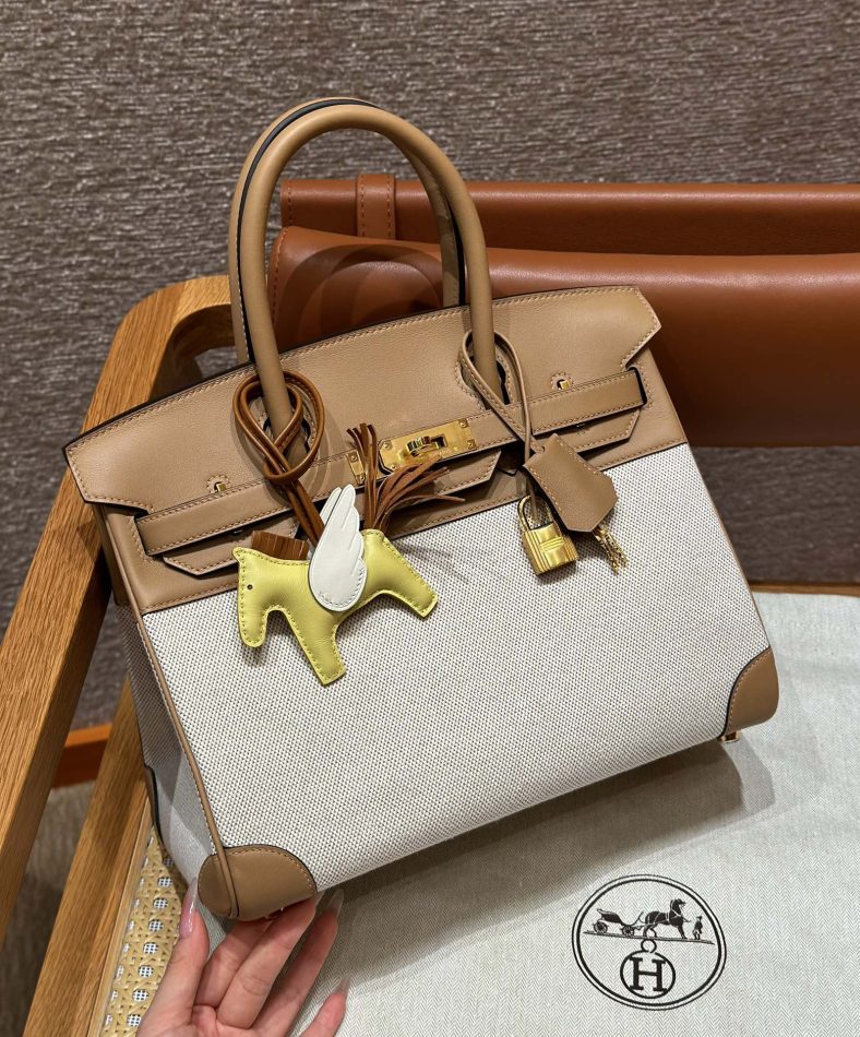 Replica Hermes Birkin Chai Brown - 1:1 designer replica handbag