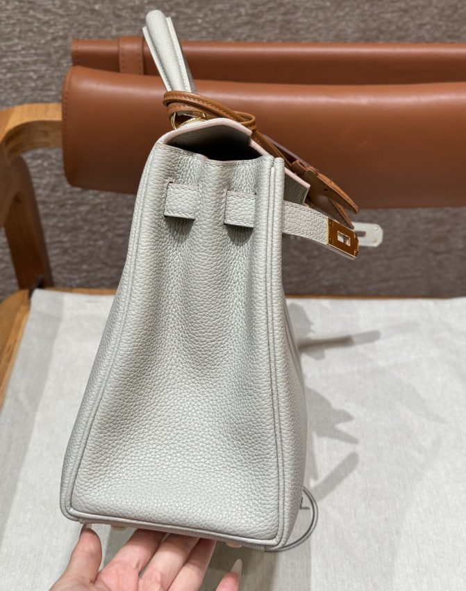 Replica Hermes Kelly Beton Epsom - authentic-look luxury purse replica