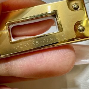 Replica Hermes Kelly Brown Epsom Blanc - 1:1 designer replica handbag