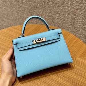 Replica Hermes Kelly Celeste Epsom - best-selling designer handbag dupe