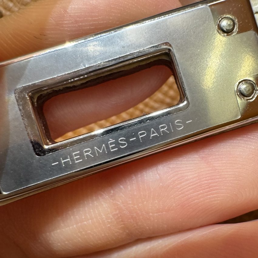 Replica Hermes Kelly Noir Blue Epsom - authentic-look luxury purse replica