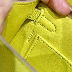 Replica Hermes Kelly Lime - best quality luxury bag dupe