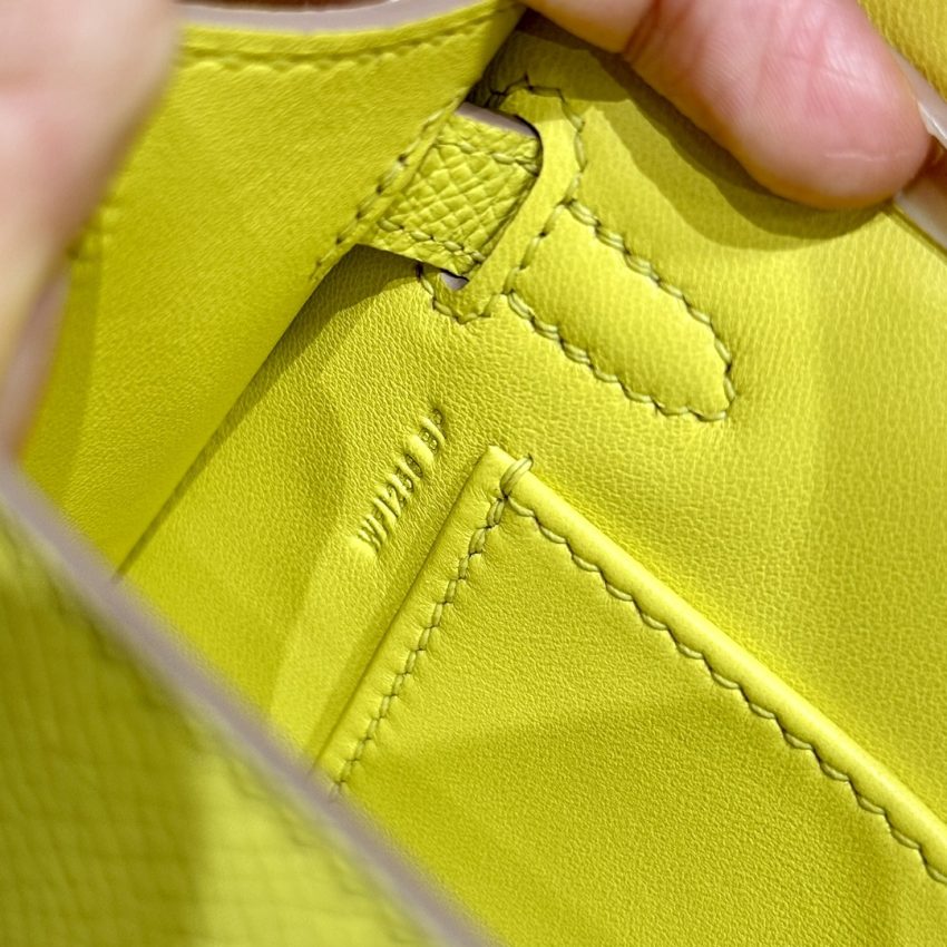 Replica Hermes Kelly Lime - best quality luxury bag dupe