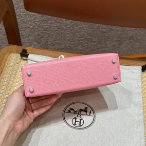 Replica Hermes Kelly Rose Confetti - top-tier luxury replica shoulder bag