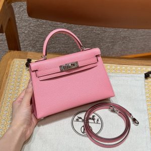 Replica Hermes Kelly Rose Confetti - near-authentic luxury replica handbag
