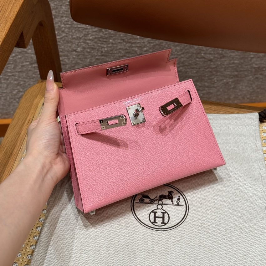 Replica Hermes Kelly Rose Confetti - 1:1 designer replica handbag