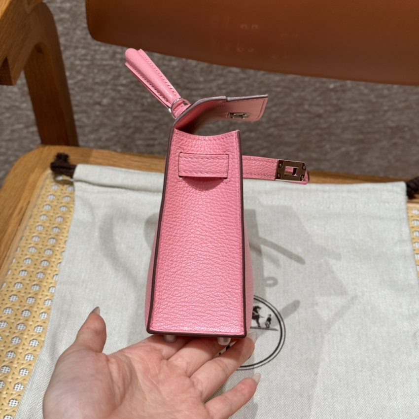 Replica Hermes Kelly Rose Confetti - near-authentic luxury replica handbag