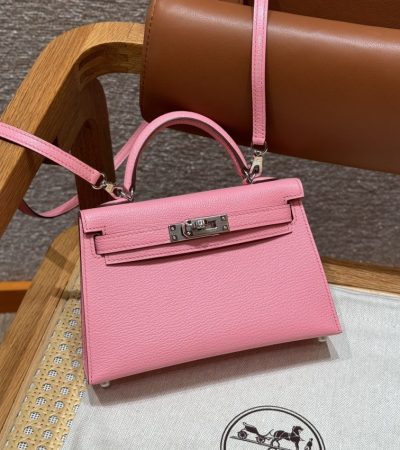 Replica Hermes Kelly Rose Confetti - top-rated replica designer bag