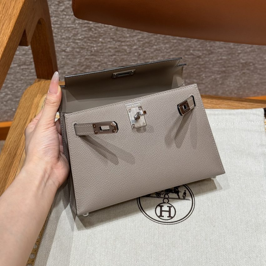 Replica Hermes Kelly Gris Asphalte - high-end fake designer purse