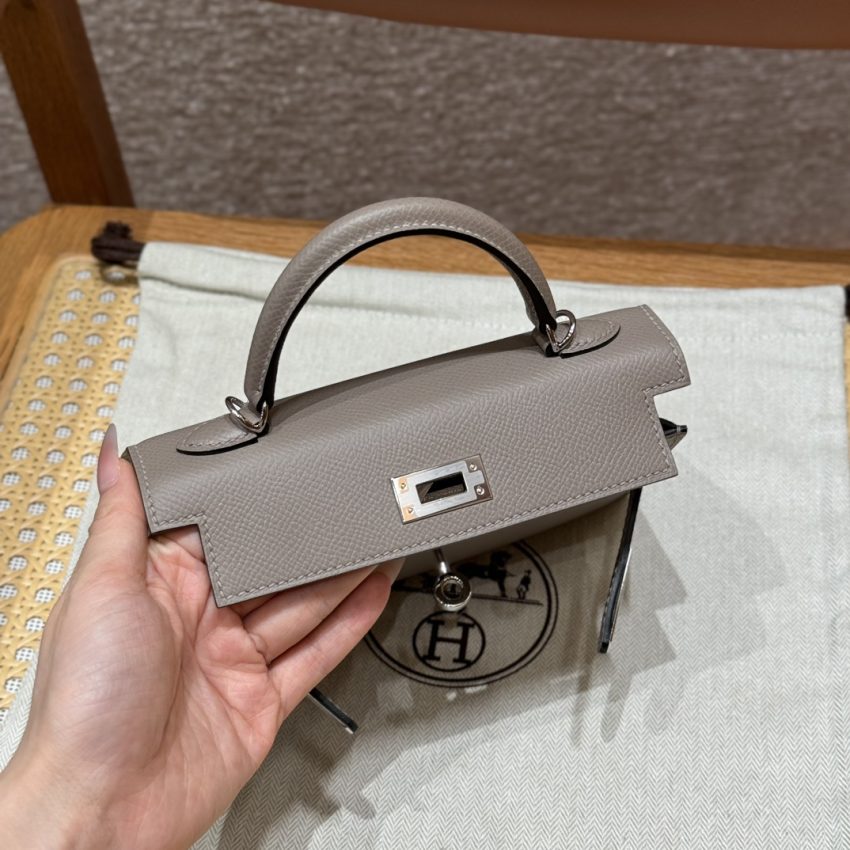 Replica Hermes Kelly Gris Asphalte - high-end fake designer purse
