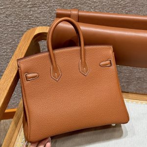 Replica Hermes Birkin Brown Gold Togo - best-selling designer handbag dupe