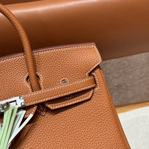 Replica Hermes Birkin Brown Gold Togo - top-tier luxury replica shoulder bag