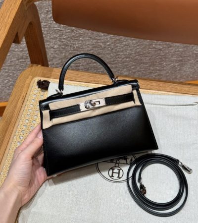 Replica Hermes Kelly Black Box - high-end fake designer purse