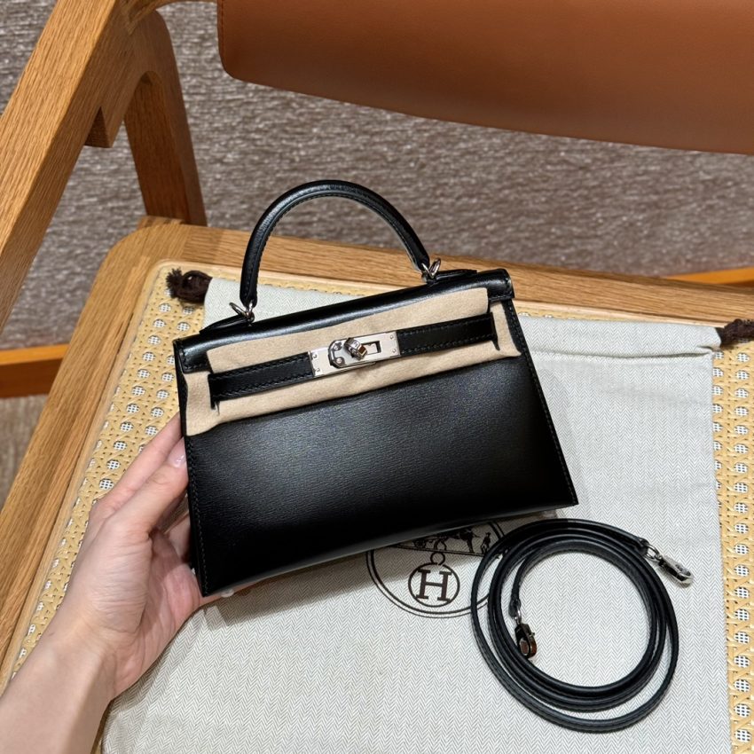 Replica Hermes Kelly Black Box - high-end fake designer purse