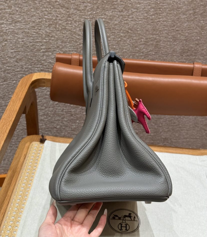 Replica Hermes Birkin Epsom Gris Mryer Togo - top-tier luxury replica shoulder bag