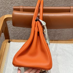 Replica Hermes Birkin Orange Togo Gold - premium 1:1 fake handbag model