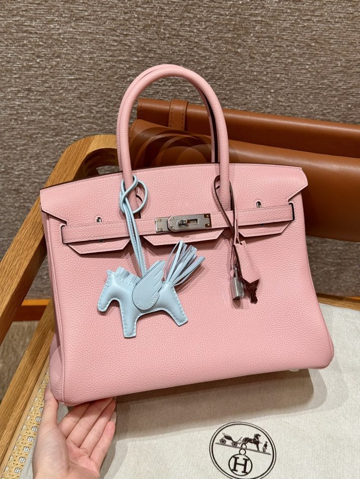 Replica Hermes Birkin Rose Sakura Togo - premium 1:1 fake handbag model