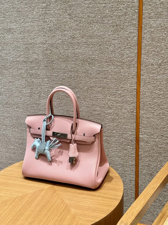 Replica Hermes Birkin Rose Sakura Togo - best-selling designer handbag dupe