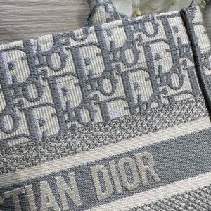 Replica Dior Tote Book CD Grey - top-rated replica designer bag
