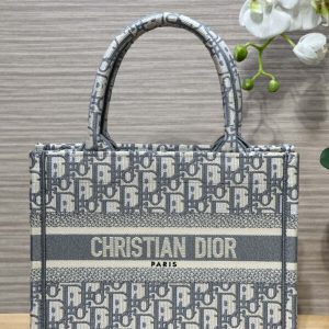 Replica Dior Tote Book CD Grey - high-accuracy replica luxury purse
