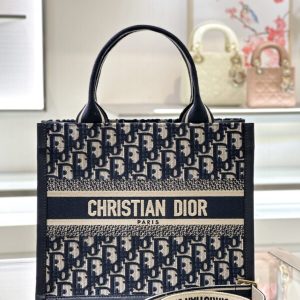 Replica Dior Tote Book CD Canvas&Leather - high-end fake designer purse