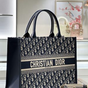 Replica Dior Tote Book CD Canvas&Leather - top-tier luxury replica shoulder bag