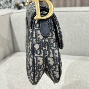 Replica Dior Saddle Bag Small CD Canvas - premium 1:1 fake handbag model