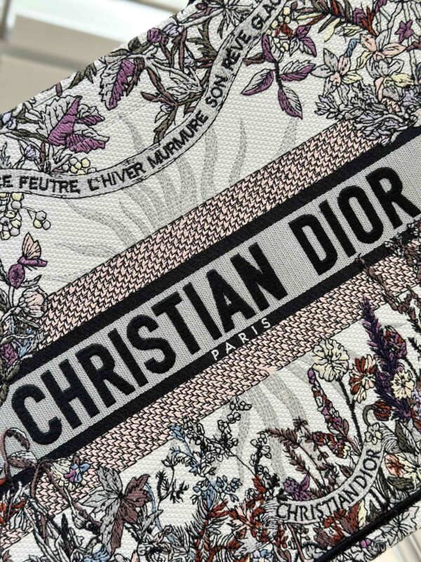 Replica Dior Tote Book Sun flower winter - premium 1:1 fake handbag model