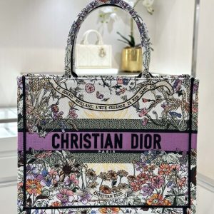 Replica Dior Tote Book Sunflower - 1:1 designer replica handbag