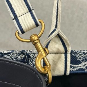 Replica Dior Tote Book Blue Tiger Leather - high-accuracy replica luxury purse