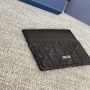 Replica Dior Card Holder Black Man - near-authentic luxury replica handbag