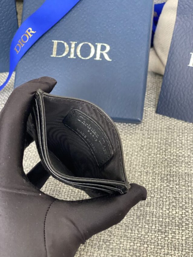 Replica Dior Card Holder Black Man - premium-grade designer purse dupe
