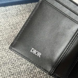 Replica Dior Zipper Card Holder Black - realistic designer-inspired fake bag