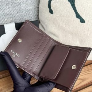 Replica Chanel Compact Bifold Wallet - near-authentic luxury replica handbag