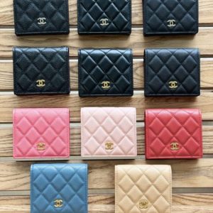 Replica Chanel Compact Bifold Wallet - premium 1:1 fake handbag model